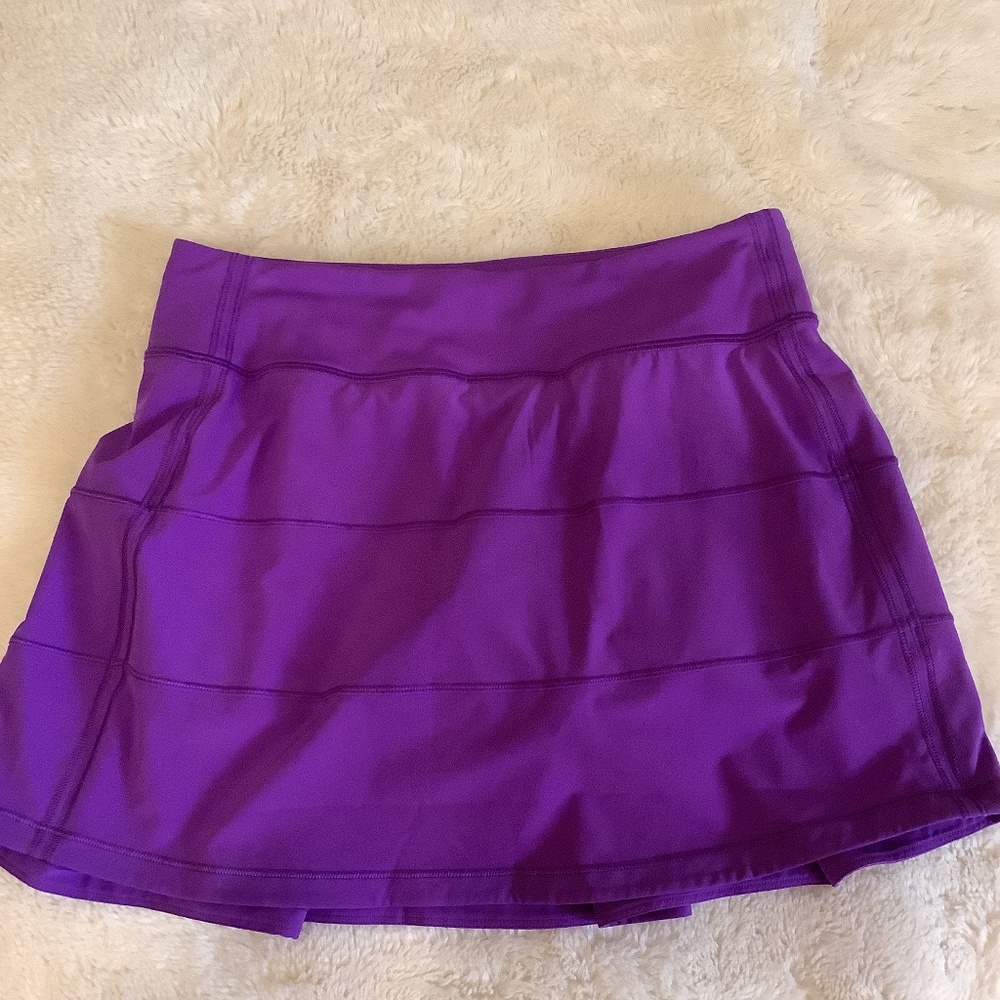 Lululemon Pace Rival skirt *Long Size 4 in Court purple